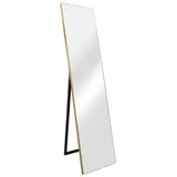 [en.casa] Standspiegel Barletta 150x35 cm neigbar Gold