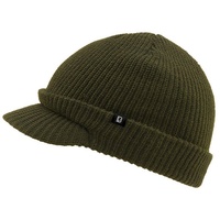 Brandit Textil Brandit Shield Cap, Strickmütze mit Schirm, Oliv