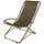 Fiam Dondolina Gartensessel 63 x 96 x 86 cm taupe
