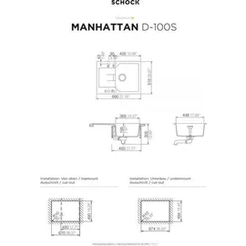 Schock Manhattan D-100S Einbau asphalt + Excenterbetätigung