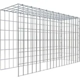 Gabiona C-Ring-Gabione-Anbaukorb Typ 4 60 x 100 x 30 cm Maschenw 5 x 10 cm