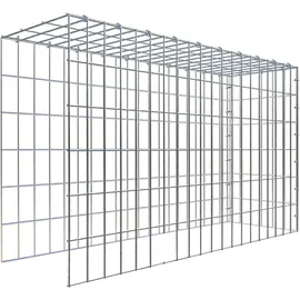 Gabiona C-Ring-Gabione-Anbaukorb Typ 4 60 x 100 x 30 cm Maschenw 5 x 10 cm