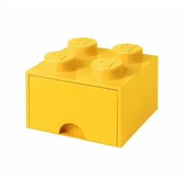 Room Copenhagen Lego Storage Brick 25 x 25 x 18 cm 1-tlg. gelb