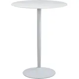 VCM Actona Bartisch Malta Ø 80 cm Keramik Weiß