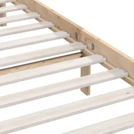 vidaXL Massivholzbett 180 x 200 cm H2 Braun
