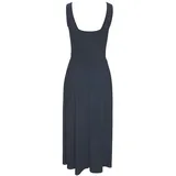 VIVANCE Midikleid Unifarben Nachtblau 36