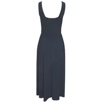 VIVANCE Midikleid Unifarben Nachtblau 36