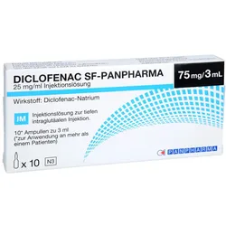 DICLOFENAC SF-PANPHARMA Injektionslösung 10X3 ml