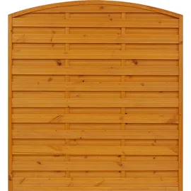Andrewex Sichtschutzzaun München 180 x 180/195 cm Braun/Holz