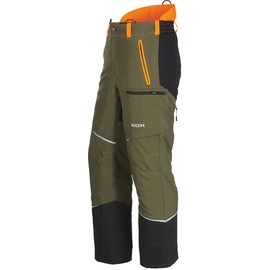 KOX Schnittschutzhose Mistral 3.0 Grün/Orange - 48