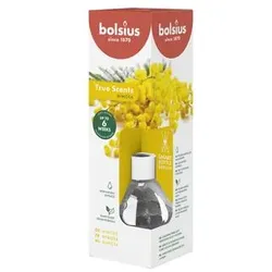 Bolsius Raumduft: Magnolie - 60 ml Diffuser mit Rattanstäbchen - Bolsius True Scents (1 Stück)