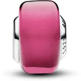 Pandora Murano-Glas Charm Rosafarbenes Silber 793107C00
