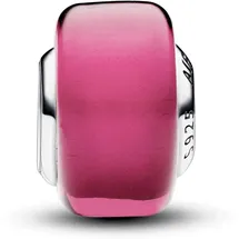 Pandora Murano-Glas Charm Rosafarbenes Silber 793107C00