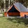 vidaXL Tipi-Familienzelt 8 Personen Grau/Orange