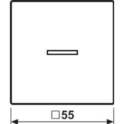 JUNG HOME Taster 1fach BTA17101SWM, Automatisierung