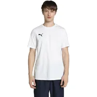 Puma teamGOAL Casuals T-Shirt Herren 04 white/black M