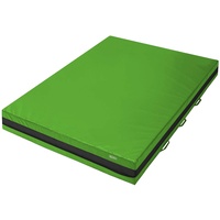 ALPIDEX Weichbodenmatte 300 x 200 x 25 cm mit 6 Tragegriffen und Anti-Rutschboden, Farbe:grün
