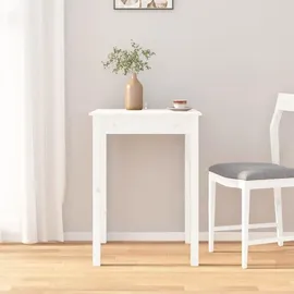vidaXL Esstisch 55 x 75 x 55 cm weiß