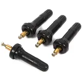 4 Stück Ventil für Schrader Sensor, Gummiventil Ersatz Schrader, Reifendrucksensor Reifendruckkontrollsystem Reifen Ventilstämme TPMS Sensor Ventilschaft Ventileinsätze für Auto