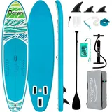 LuxusKollektion Aufblasbares Stand Up Paddle Board SUP Paddelboard Set Ocean