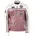 Lederjacke Dunkelrot/Beige/Schwarz S