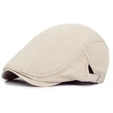 Inlefen Herren Baumwolle Schirmmütze Herren Schiebermütze Driving Cabbie Jagd Flatcap Newsboy Cap - 55-62