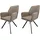 Hti-Living Esszimmerstuhl Tumalo 2er-Set Braun