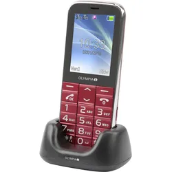 OLYMPIA Joy II - Mobiltelefon - Dual-SIM - microSD slot - LCD - Rot