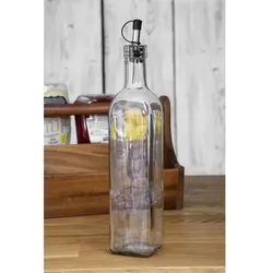 Gastronoble 24 Olympia Olivenöl- und Essigflaschen | 0,5L | Glas