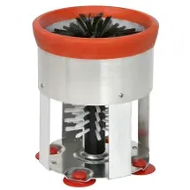ich-zapfe Gläserspülgerät Alu Durchfluter 18 cm