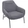MCW Lounge-Sessel MCW-J77 Bouclé 80 x 80 x 80 cm Dunkelgrau mit Relax-Funktion