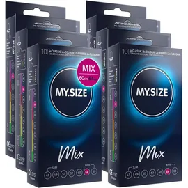 MY.SIZE Mix Kondom Set Größe 6, 64mm 60 St Kondome