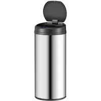 Juskys Mülleimer 50 l Silber