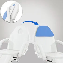 CLP Hydraulische Kosmetikliege Split weiß