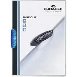 Durable Schnellhefter Swingclip A4 Blau 25 St.