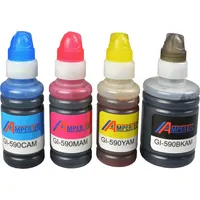 Ampertec 4 Kompatible Nachfülltinten ersetzt Canon GI-590 Multipack KCMY