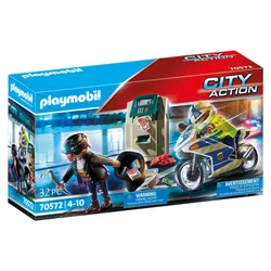 PLAYMOBIL City Action Polizei-Motorrad, Spielzeugfigurenset, 4 Jahr(e), Kunststo