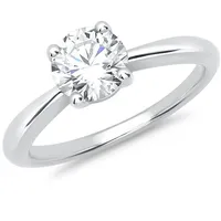 JEWLIX Verlobungsring Moderner Verlobungsring aus 925 Silber mit Steinbesatz VR0050 52