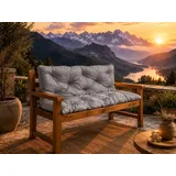 Best For Garden Sitzkissen 180 x 60 x 50 cm grau 2 St.