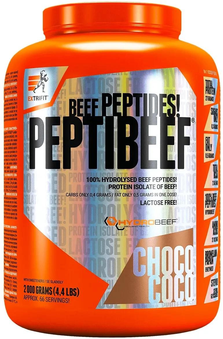 Extrifit  PeptiBeef 2000 g Schokolade - Kokosnuss