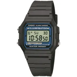 Chronograph, schwarz, CASIO TIMELESS COLLECTION, Armbanduhren, Damen, Quarzuhr, Armbanduhr,Herren,Damen,Jugendliche,Digitaluhr, Resinarmband