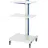 Rau Computer-Ständer mobil BxTxH 650x650x1150mm