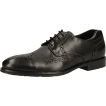 LLOYD Herren Schnürhalbschuhe Marian, Männer Businessschuhe,Derby,lose Einlage,Normalweit,Strassenschuhe,Schnuerung,lace-up,SCHWARZ,47 EU / 12 UK