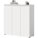 inn.furn Kombikommode 105 x 111 x 37 cm Weiß