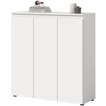 inn.furn Kombikommode 105 x 111 x 37 cm Weiß