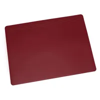 Läufer Schreibunterlage Matton Schreibtischunterlage 49x70 cm, rot, rutschfeste für besonders hohen Schreibkomfort, hochwertiger Vlies auf der Rückseite