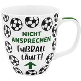 SHEEPWORLD Tasse Motiv Fußball 0,4 l Weiß