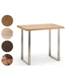 MCA Furniture MCA Bartisch Castello 120 x 80 cm Holz Braun Wildeiche