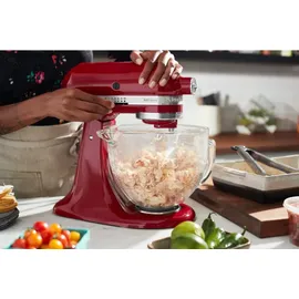 KitchenAid Artisan 5KSM185 Empire Rot Flexiset + Flexirührer