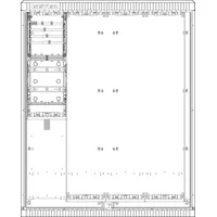 ABN Zähleranschlussschrank SAS, APZ, 4pol 3x Leerplatz(250x1200)